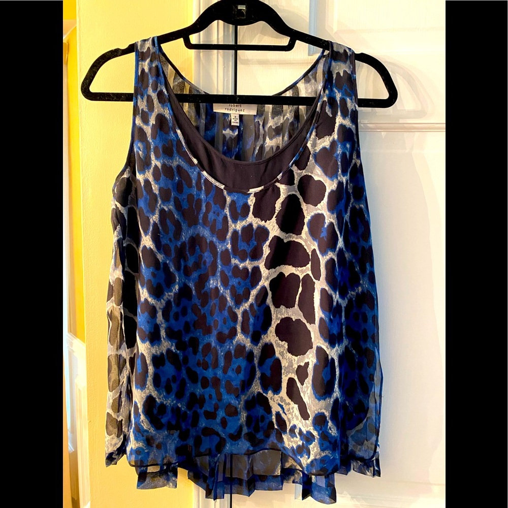 Robert Rodriguez silk tank blouse